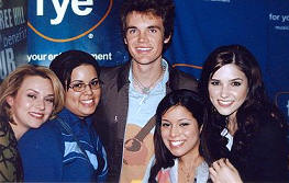 L-R: Hilarie Burton, Nelly, Tyler Hilton, Cortni & Sophia Bush in 2006.